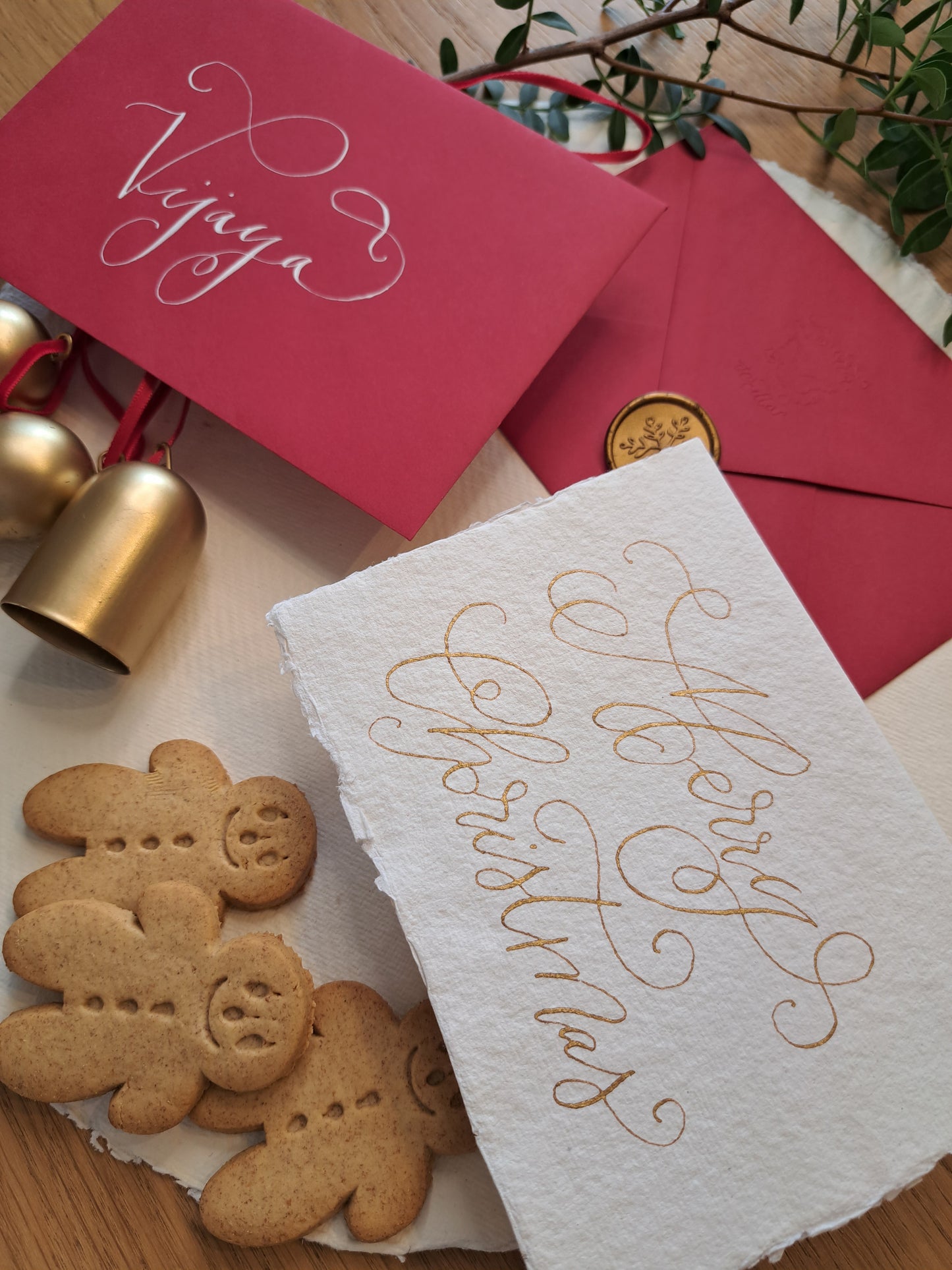 SEMI- CUSTOM 'SNOWFLAKE' HAND WRITTEN CARD - LIMITED EDITION