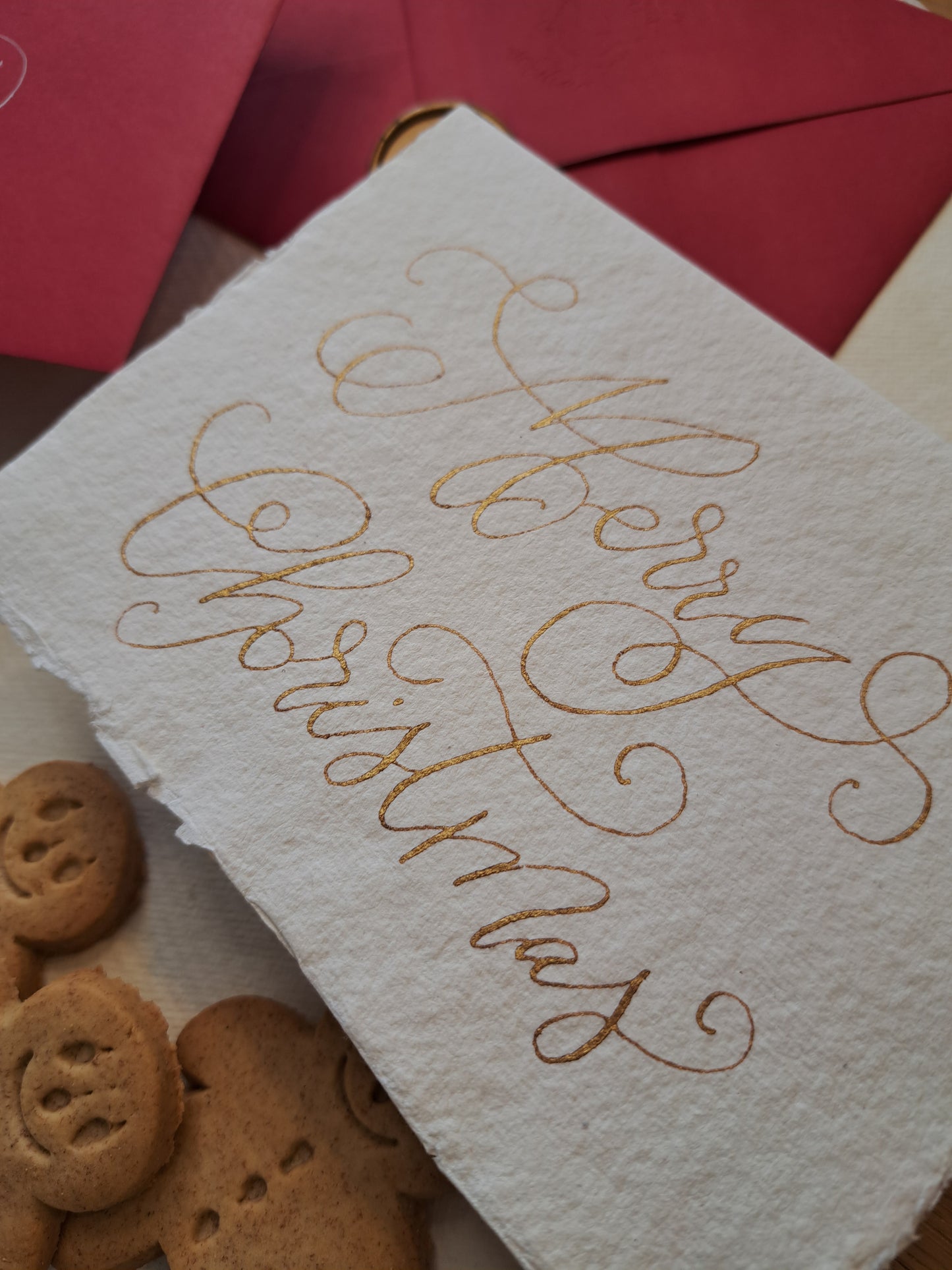 SEMI- CUSTOM 'SNOWFLAKE' HAND WRITTEN CARD - LIMITED EDITION